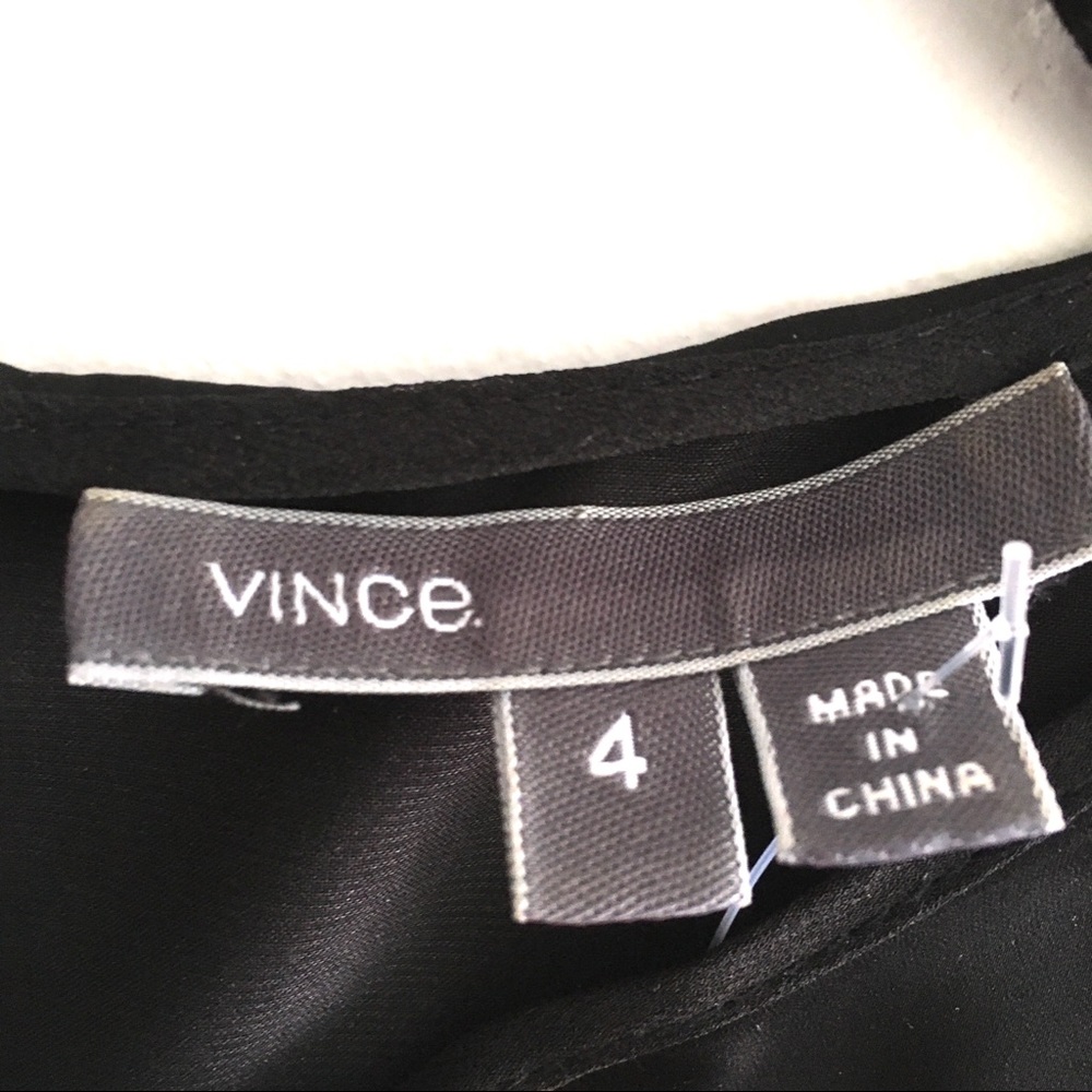 (SOLD) VINCE Tie Dye Sleeveless Short Silk Dress 4 - Picture 8 of 10